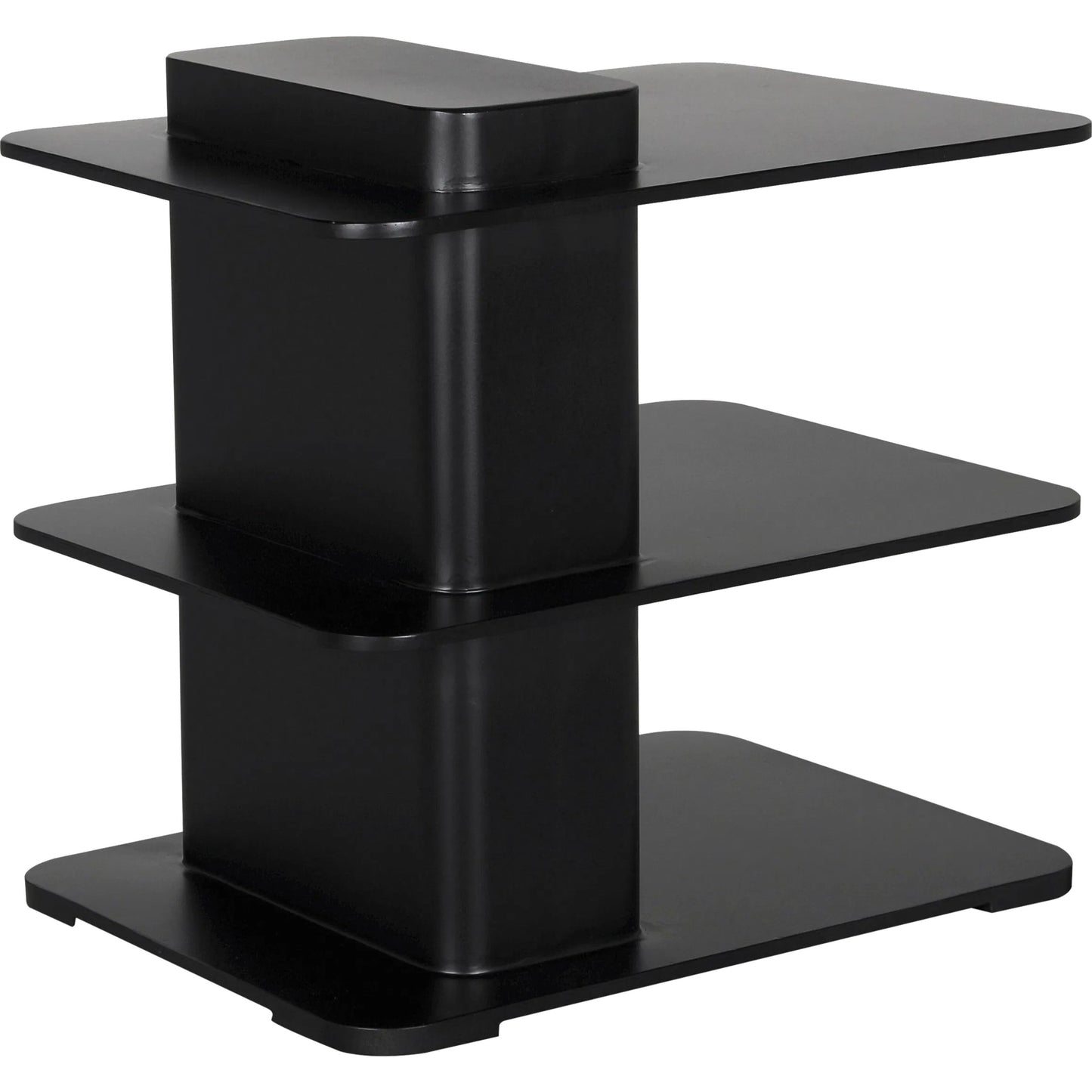 001 SI-2238957 | Primary Silo | Concoction Side Table by Noir in matte black. Made from industrial steel in a modern style.