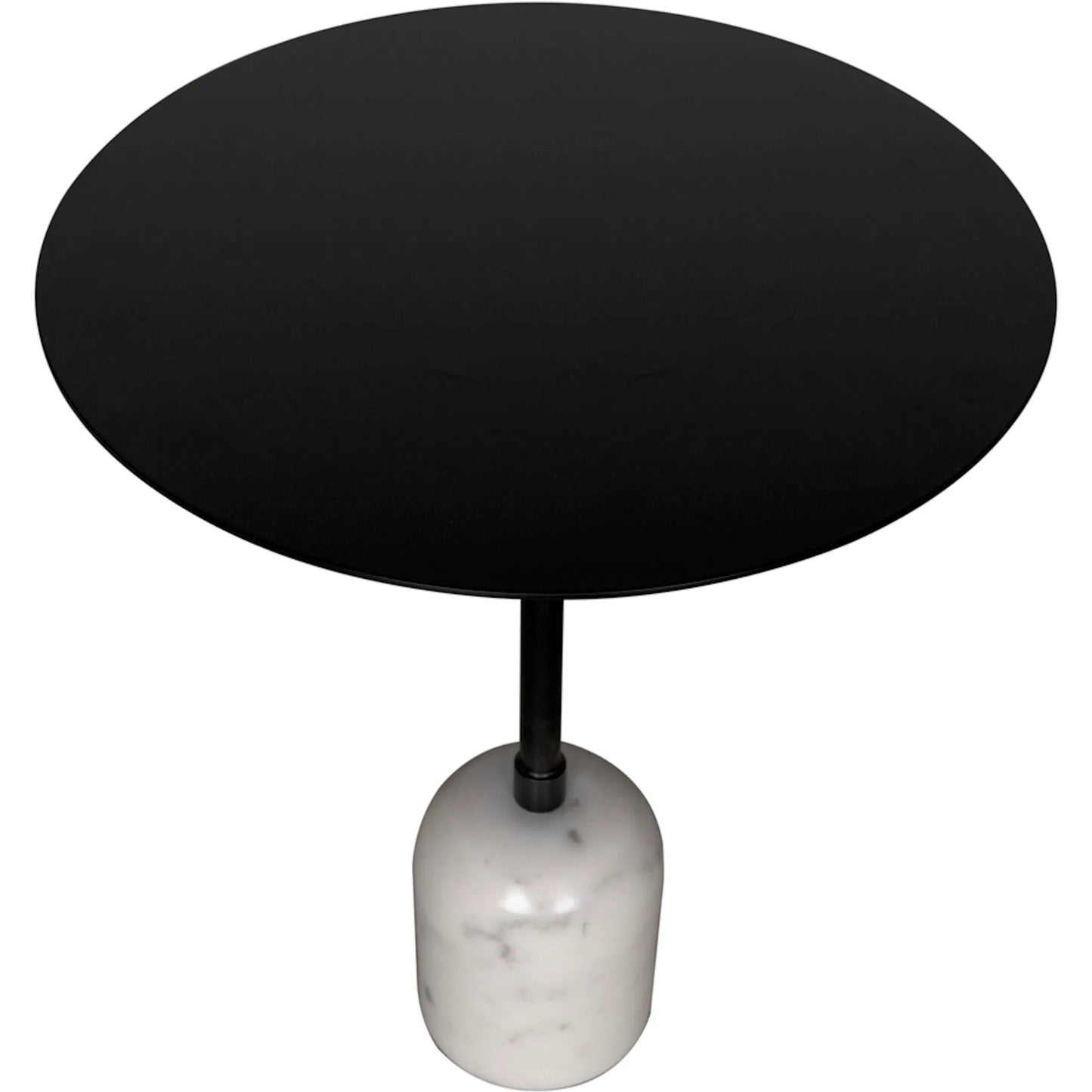 002 SI-2383631 | Additional Silo | Letitia Side Table by Noir in matte black. Made from iron, marble in a modern style.