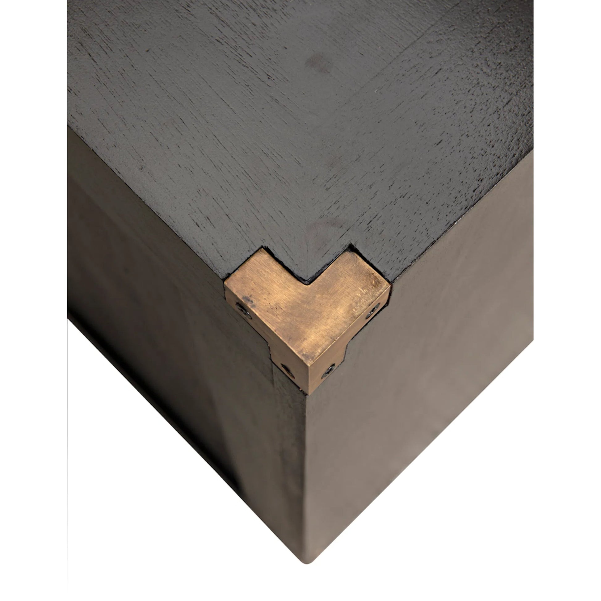 Campaign Chest by Noir in pale. Made from mahogany in a transitional style.