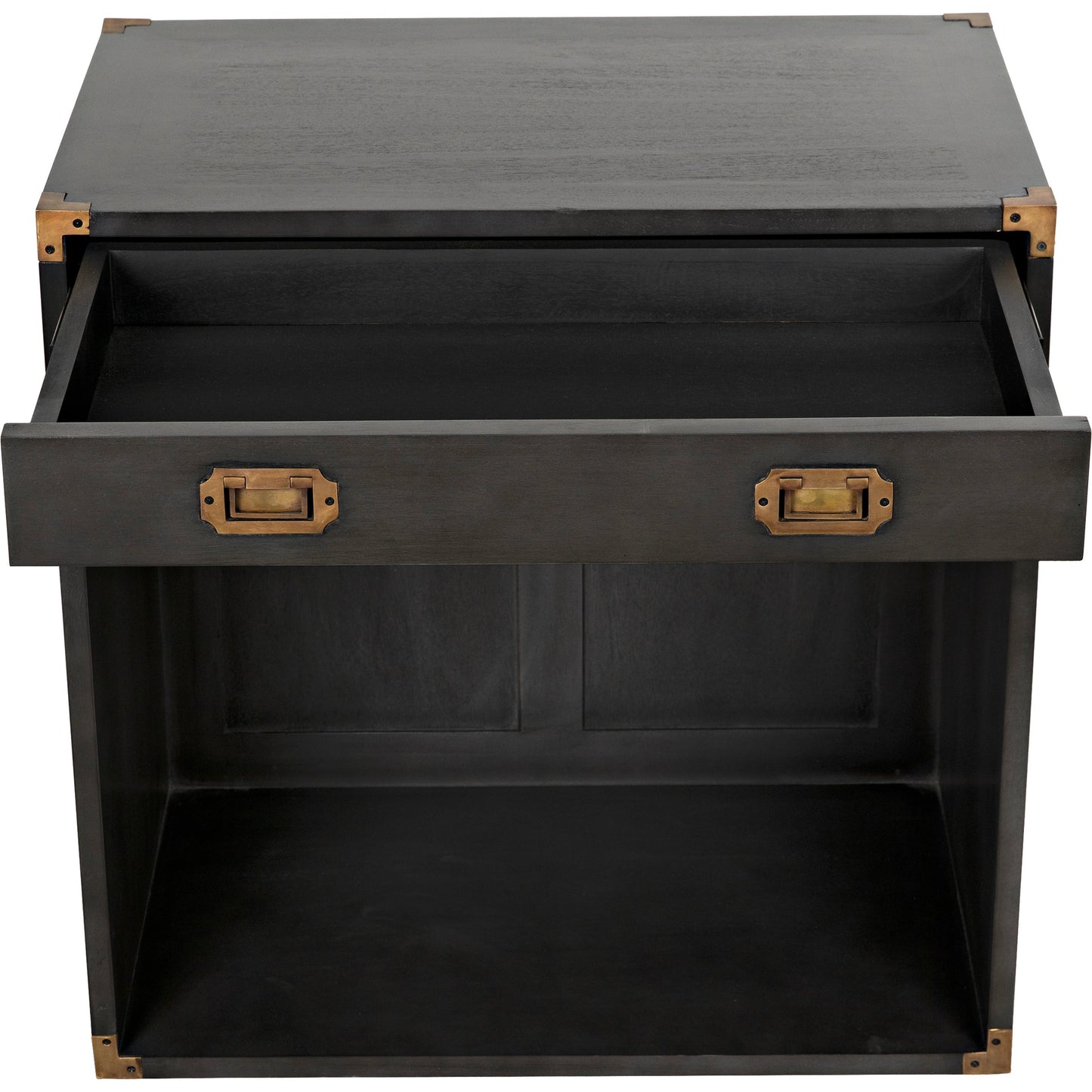002 SR-783653 | Additional Silo | Campaign Chest by Noir in pale. Made from mahogany in a transitional style.