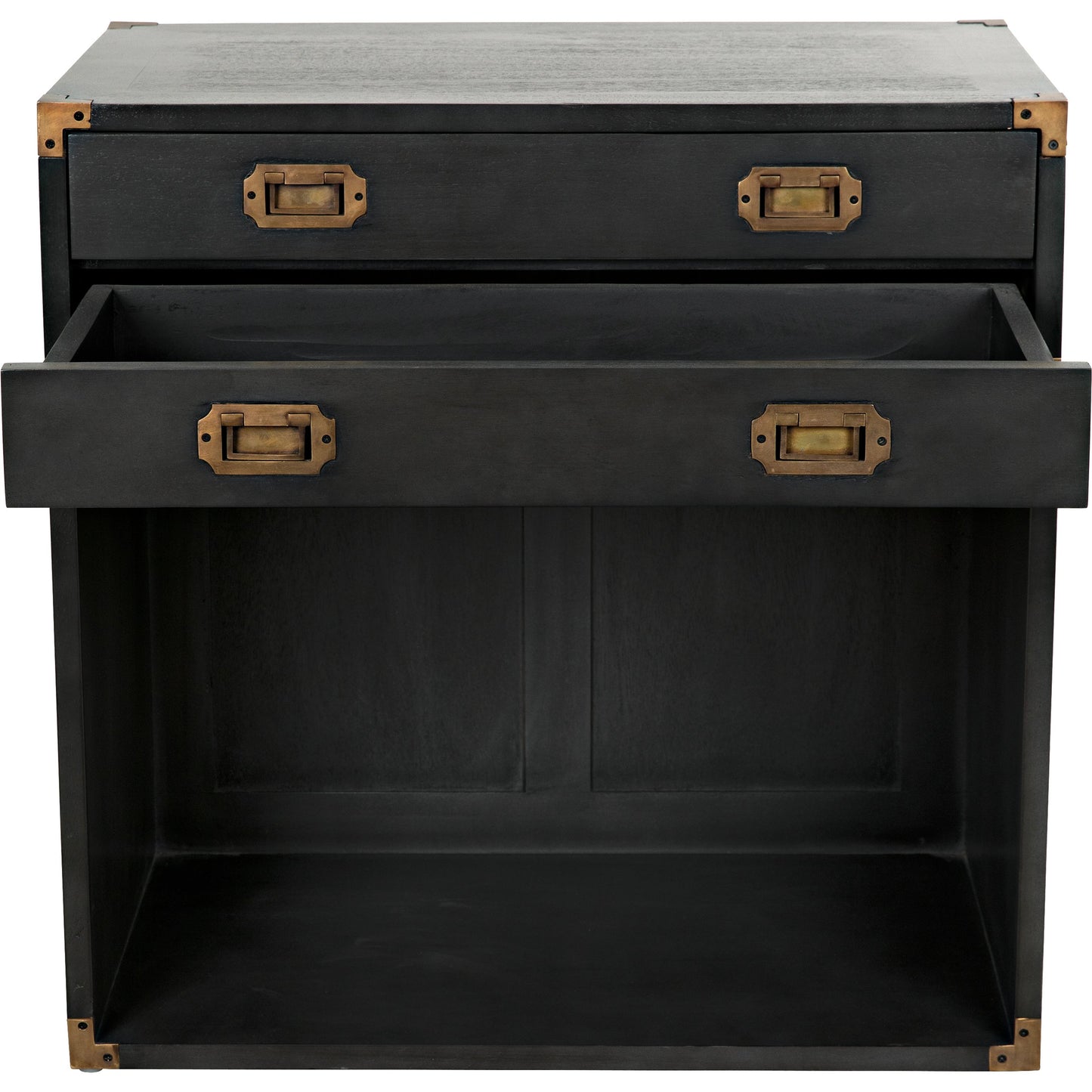 003 SR-783653 | Additional Silo | Campaign Chest by Noir in pale. Made from mahogany in a transitional style.