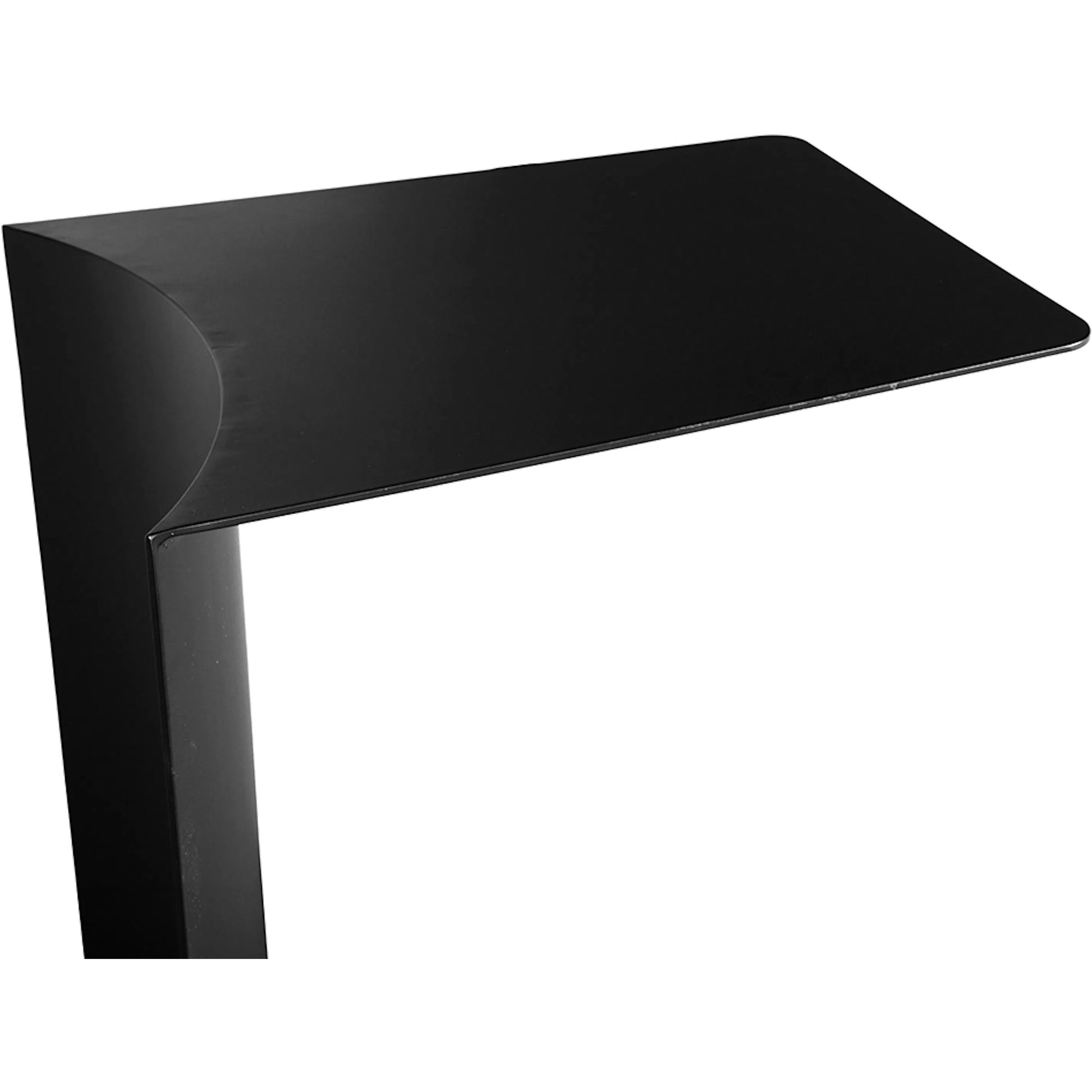 Mulligan Side Table by Noir in matte black. Made from iron in a modern style.