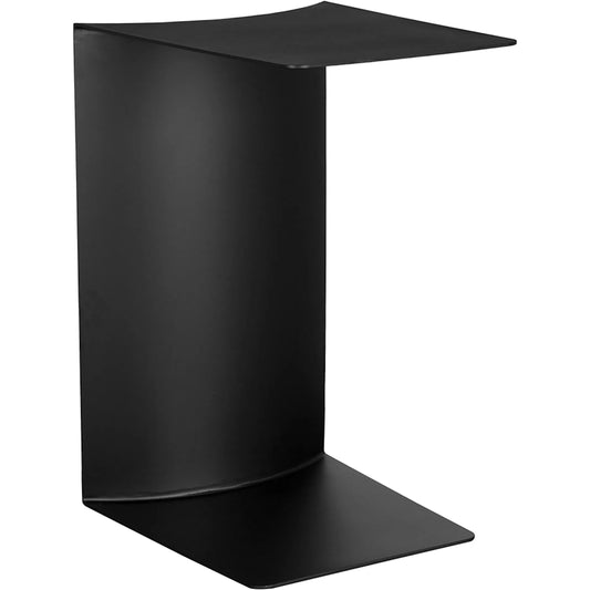 001 SI-2461782 | Primary Silo | Mulligan Side Table by Noir in matte black. Made from iron in a modern style.
