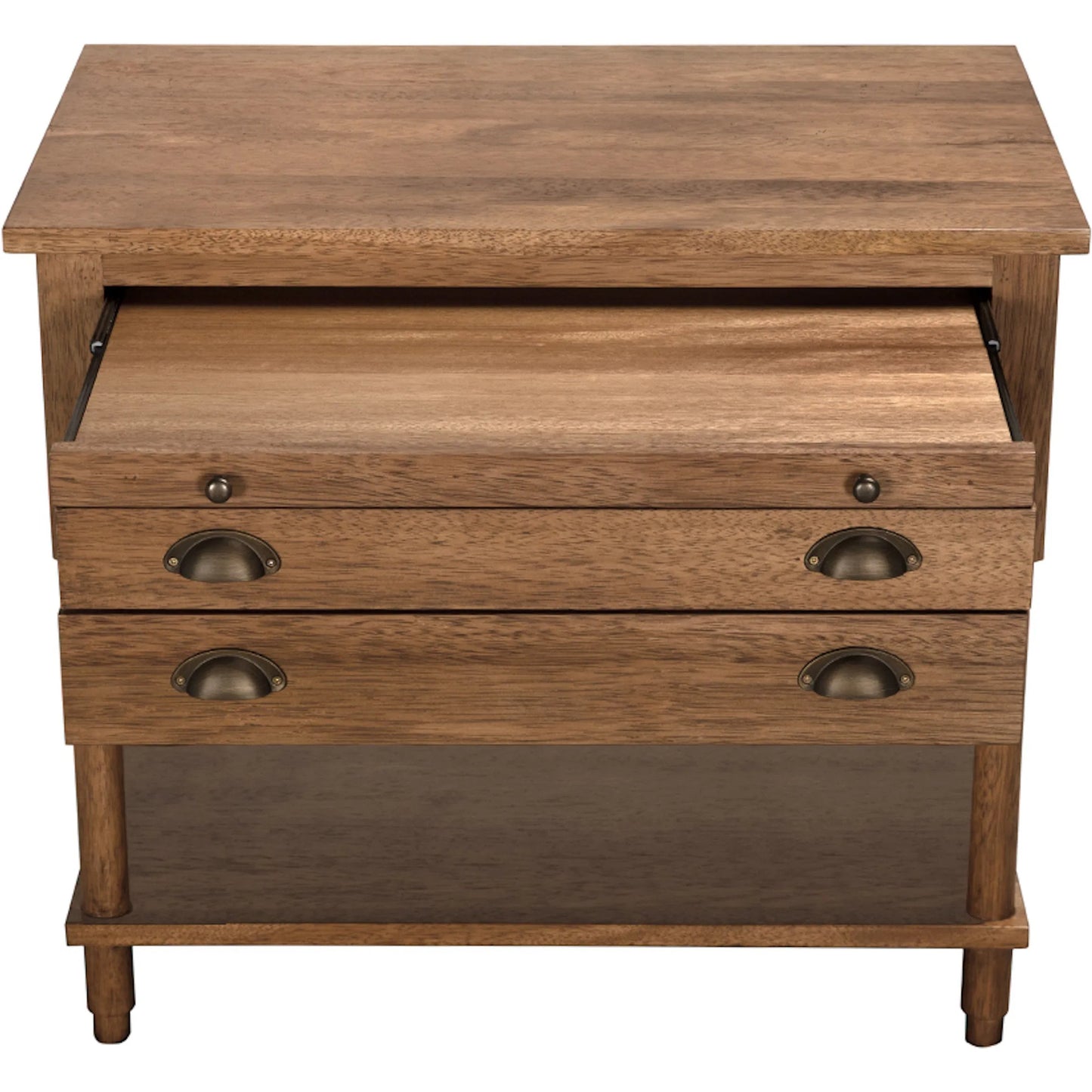 007 SI-2524148 | Closeup | Artemio Side Table by Noir in dark walnut. Made from walnut, veneer in a traditional style.