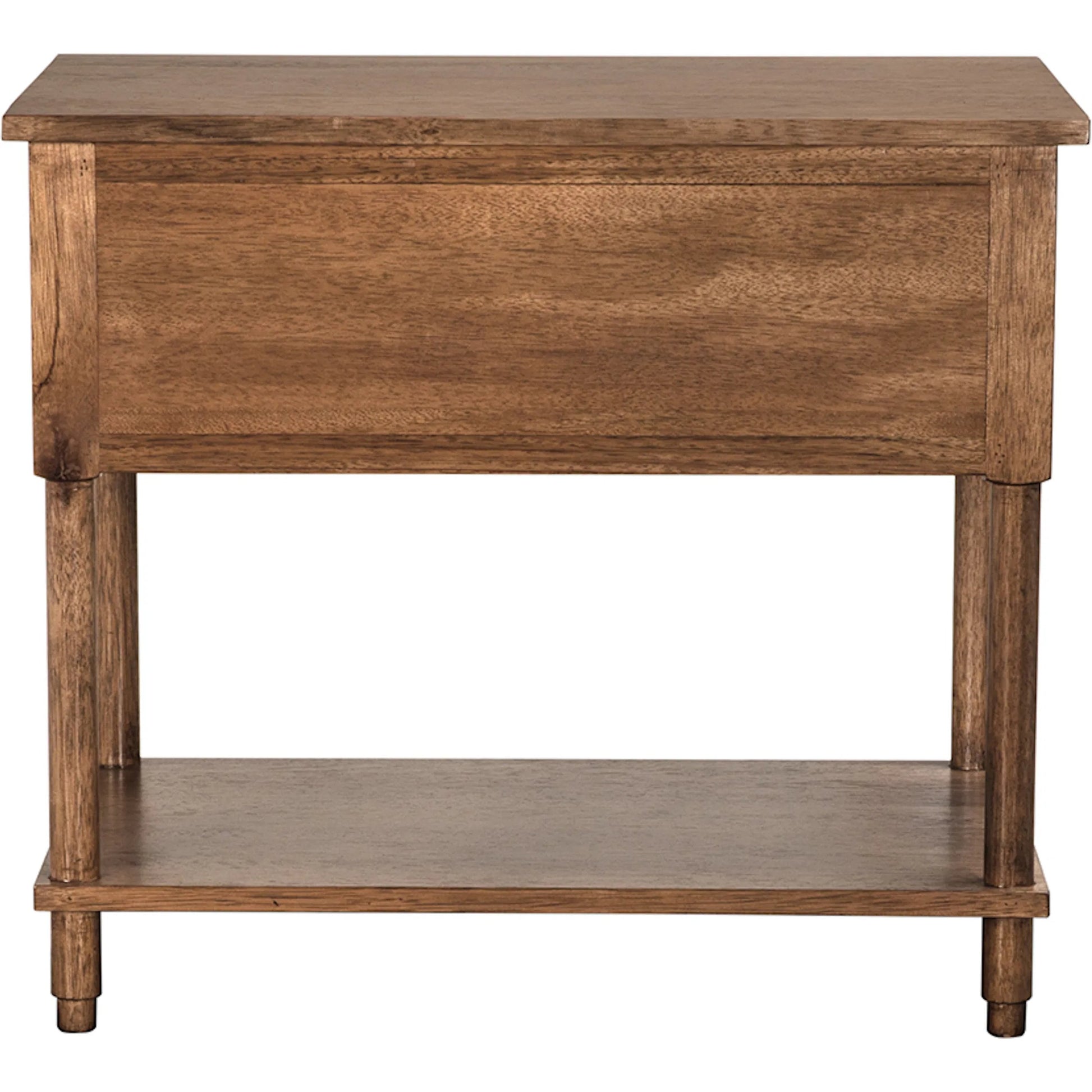 Artemio Side Table by Noir in dark walnut. Made from walnut, veneer in a traditional style.