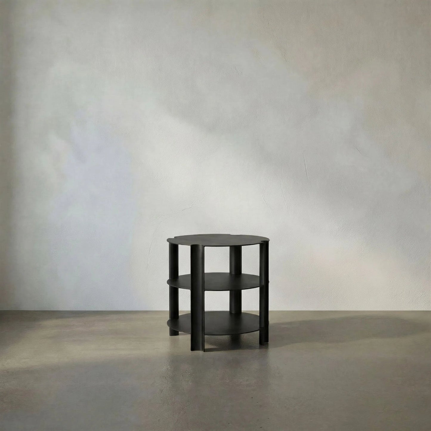 002 SI-2536856 | Additional Silo | Luca Side Table by Noir in matte black. Made from iron in a unique style.