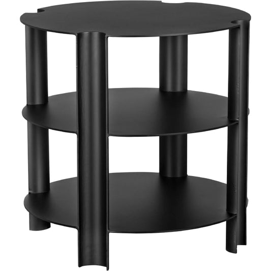 001 SI-2536856 | Primary Silo | Luca Side Table by Noir in matte black. Made from iron in a unique style.
