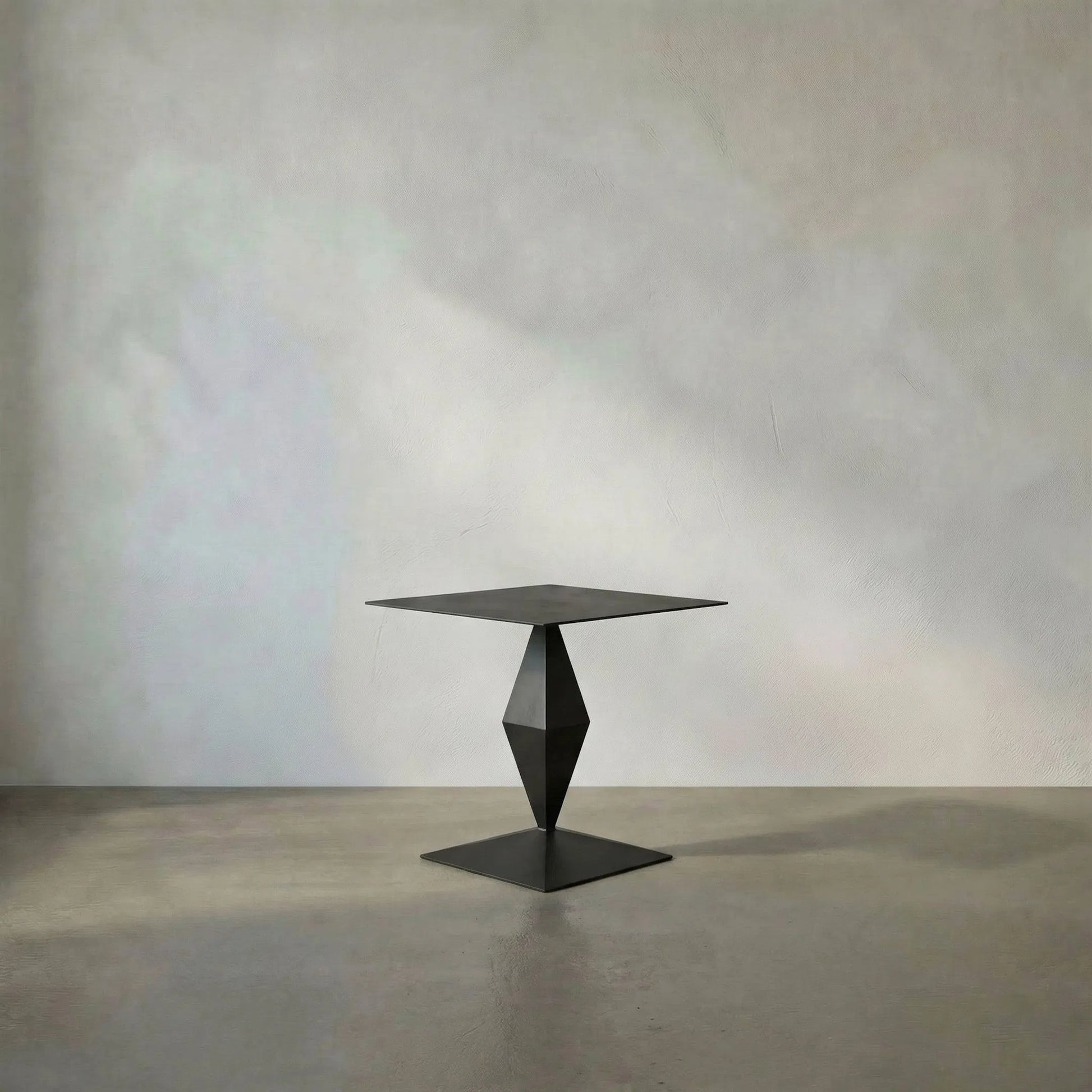 Brasi Side Table by Noir in matte black. Made from iron in a unique style.