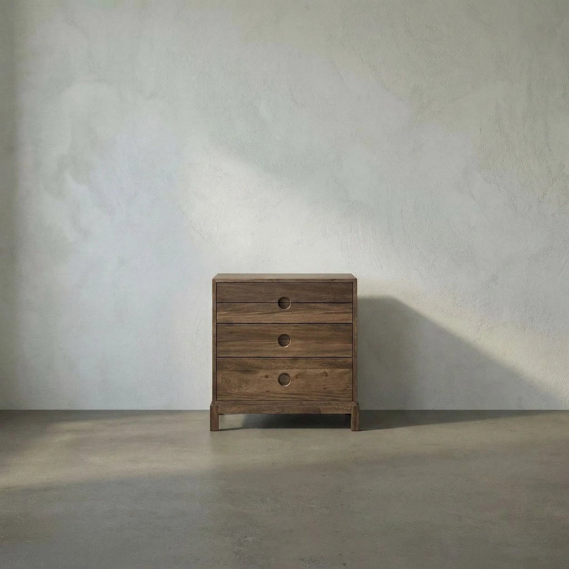 Eros Side Table by Noir in dark walnut. Made from walnut, veneer in a unique style.