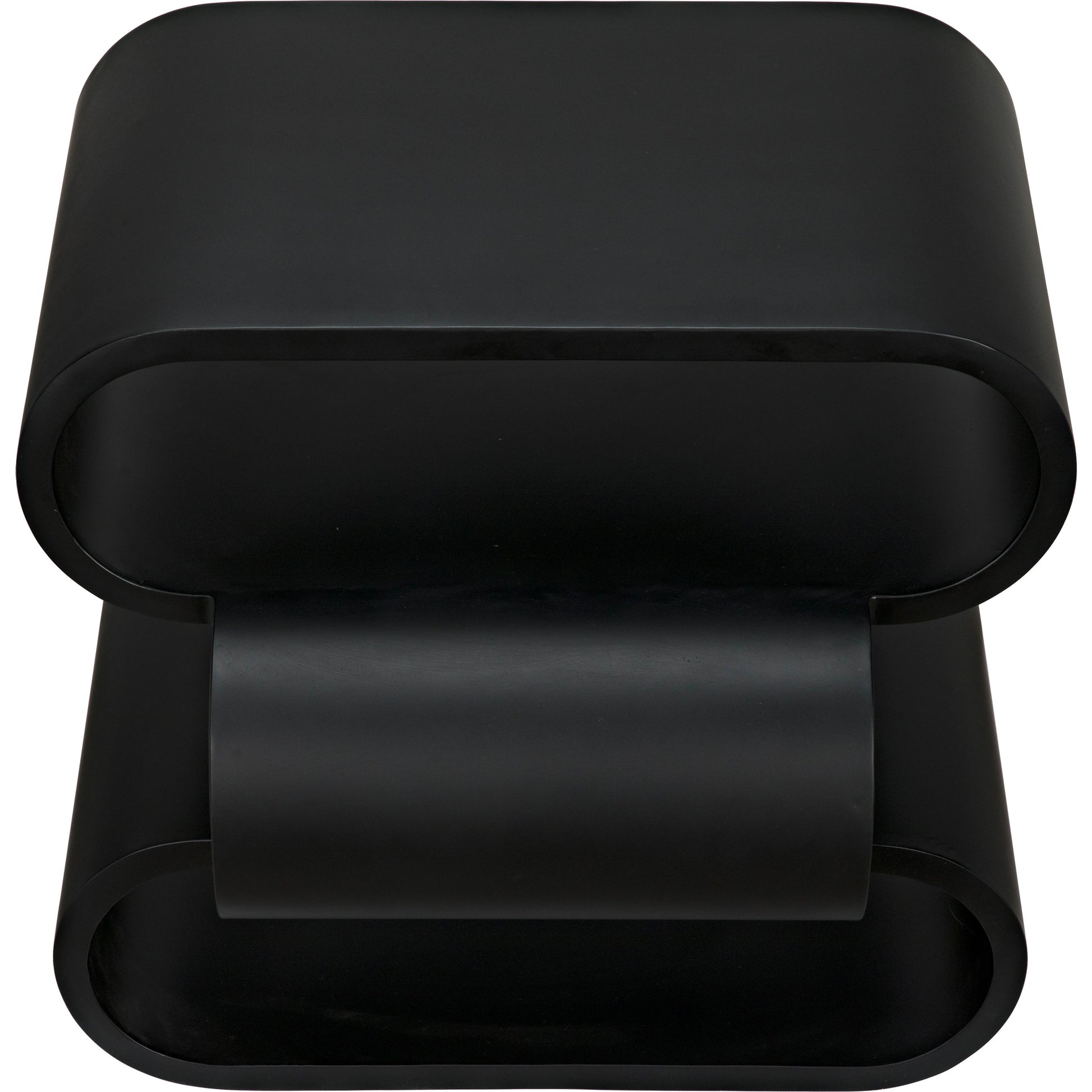 Nada Side Table by Noir in black metal. Made from metal in a modern style.