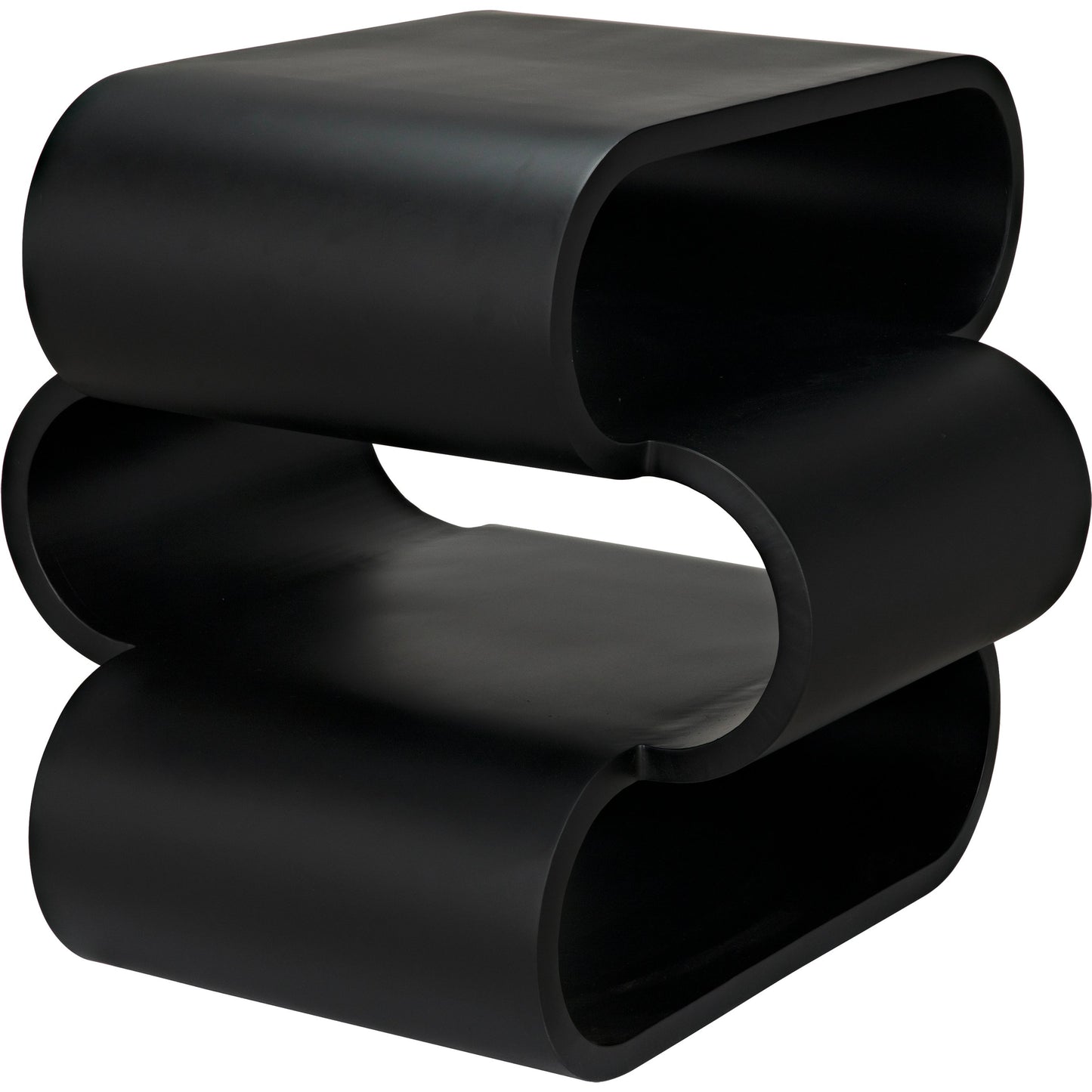 009 SR-834061 | Additional Silo | Nada Side Table by Noir in black metal. Made from metal in a modern style.