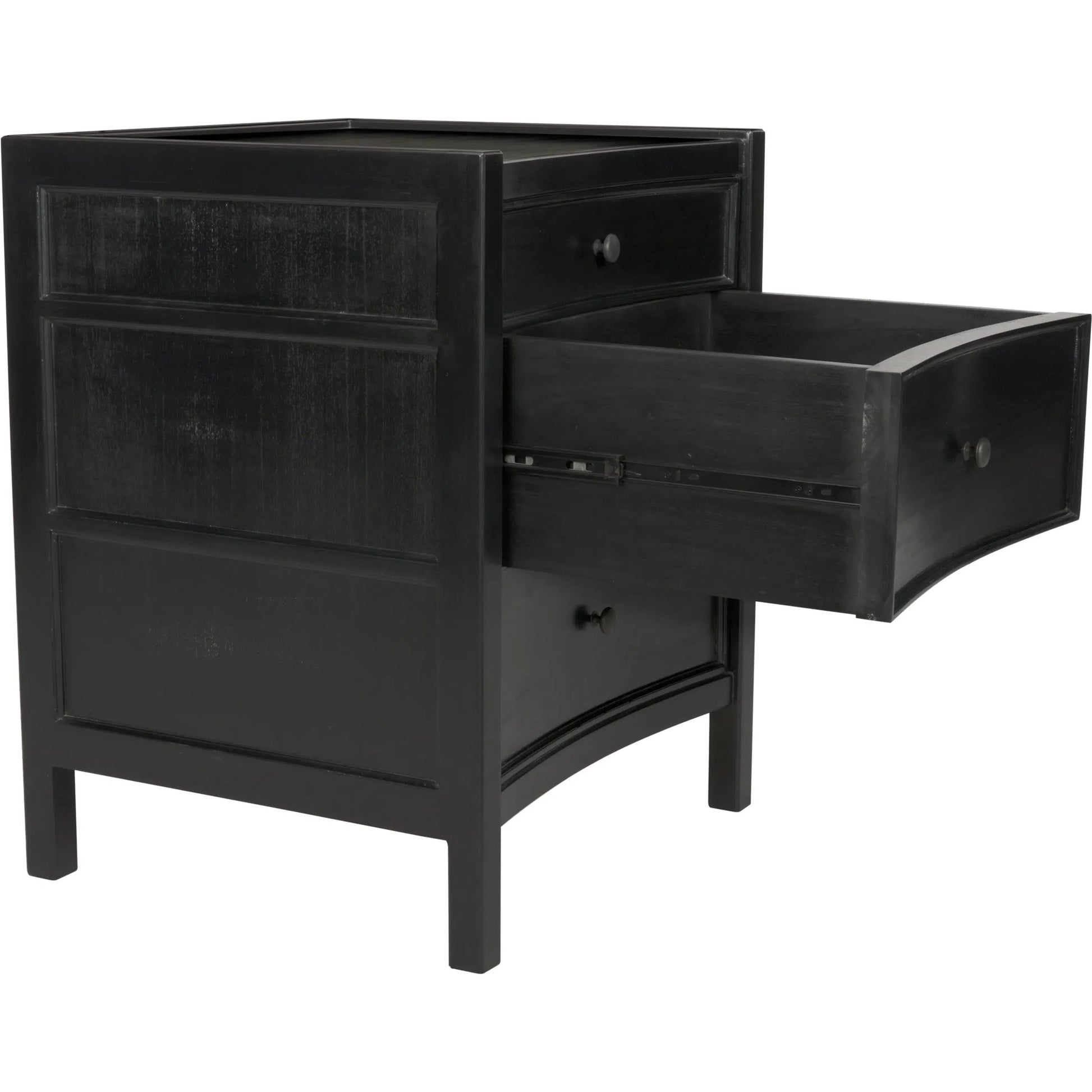 Hampton Night Stand by Noir. Made from mahogany in a transitional style.