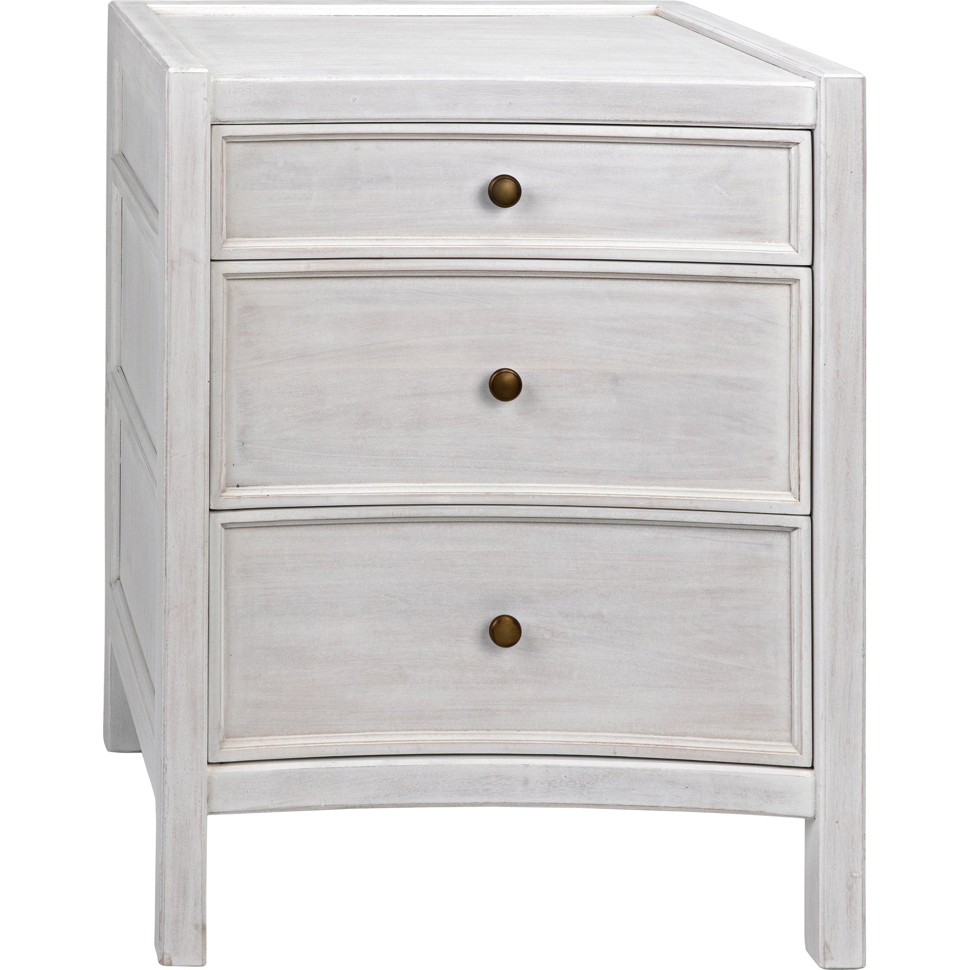 Hampton Night Stand by Noir. Made from mahogany in a transitional style.