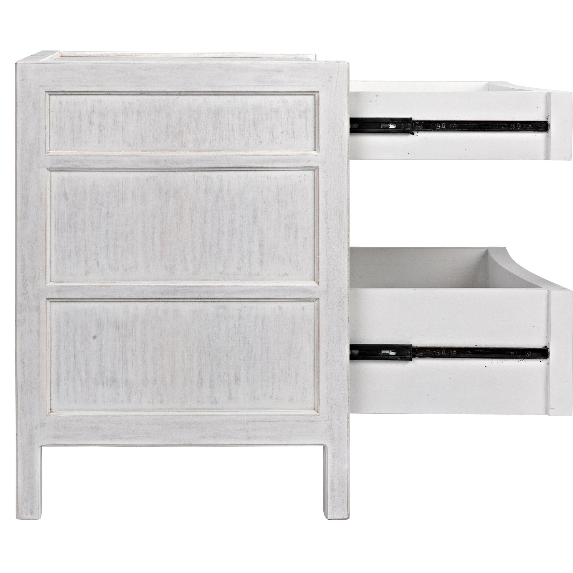 Hampton Night Stand by Noir. Made from mahogany in a transitional style.