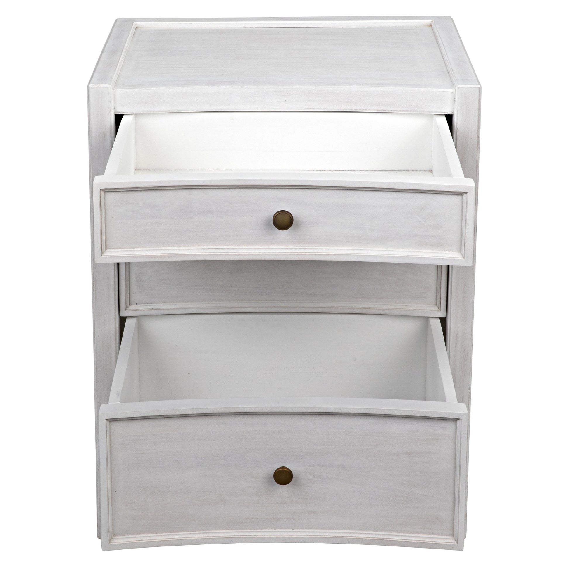 Hampton Night Stand by Noir. Made from mahogany in a transitional style.