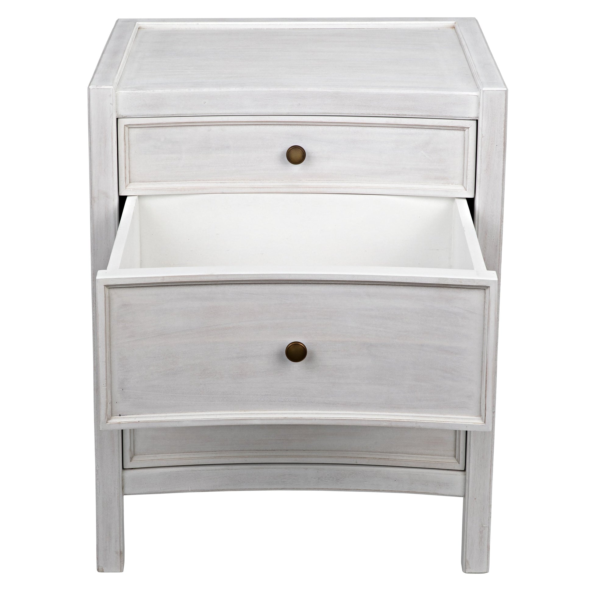 Hampton Night Stand by Noir. Made from mahogany in a transitional style.