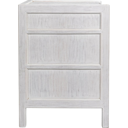 Hampton Night Stand by Noir. Made from mahogany in a transitional style.
