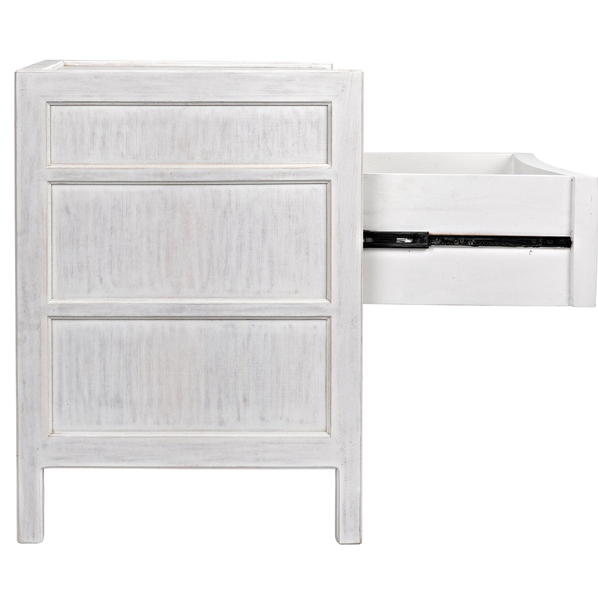 Hampton Night Stand by Noir. Made from mahogany in a transitional style.