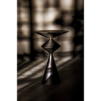 Zasa Side Table by Noir in black. Made from metal in a eclectic & global style.