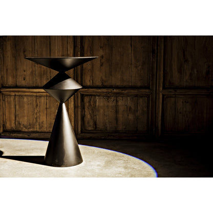 Zasa Side Table by Noir in black. Made from metal in a eclectic & global style.