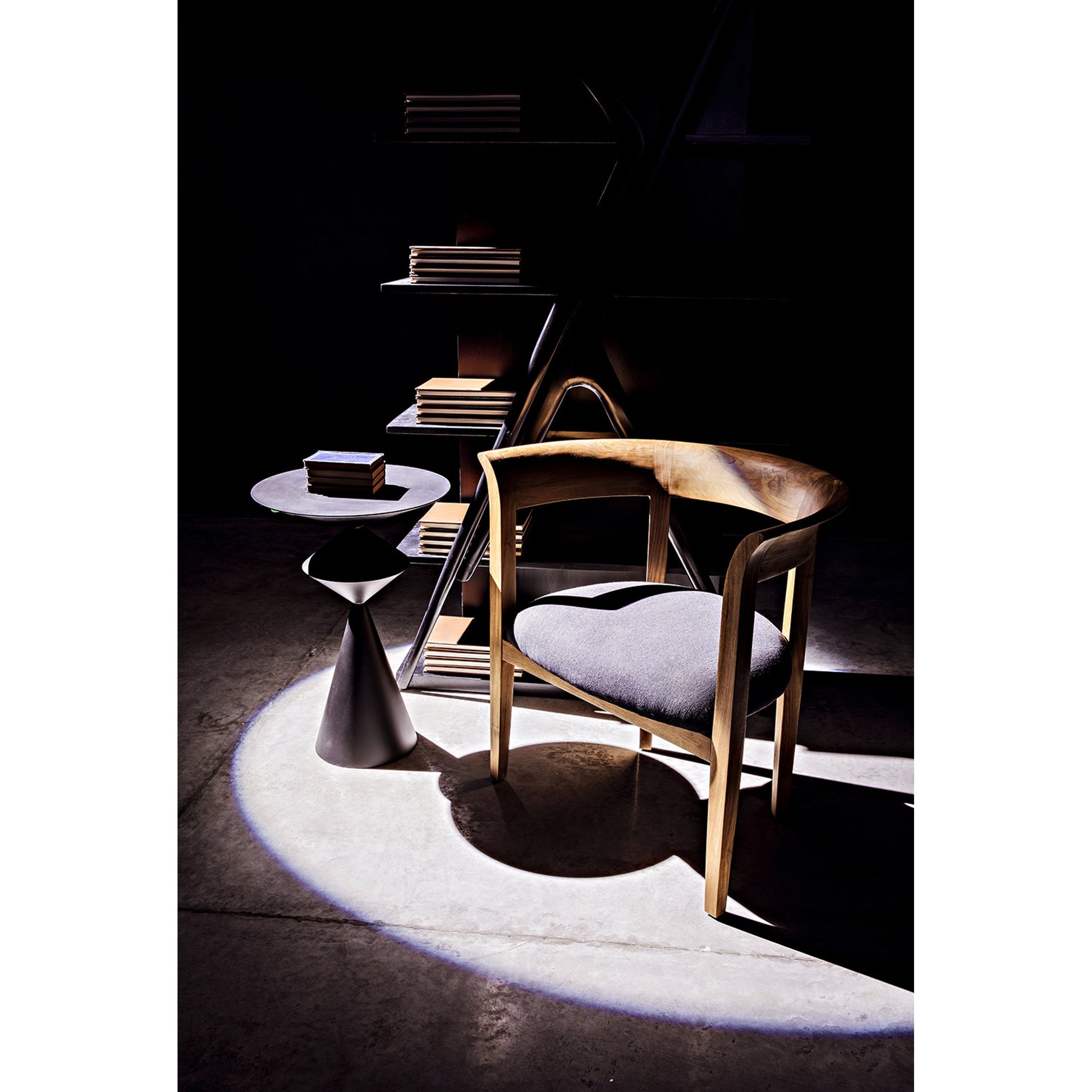 Zasa Side Table by Noir in black. Made from metal in a eclectic & global style.