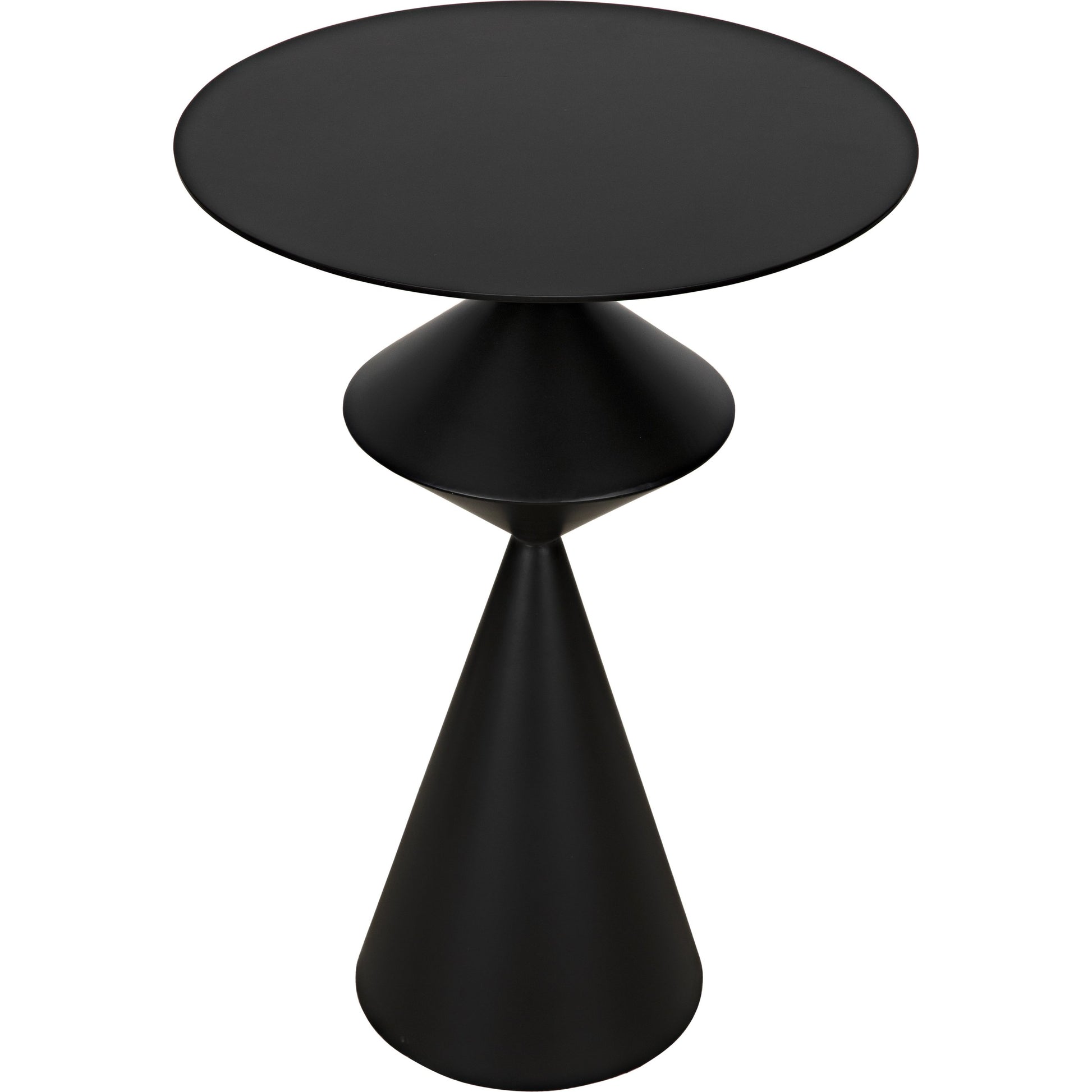 Zasa Side Table by Noir in black. Made from metal in a eclectic & global style.