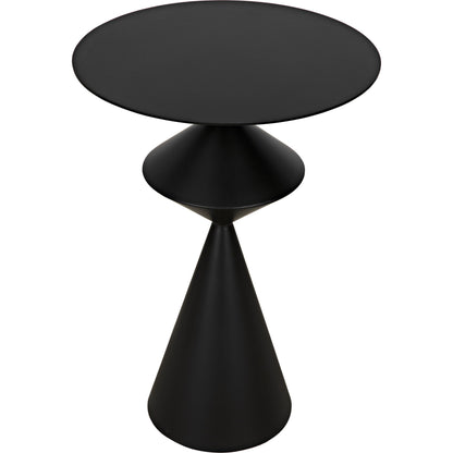 Zasa Side Table by Noir in black. Made from metal in a eclectic & global style.
