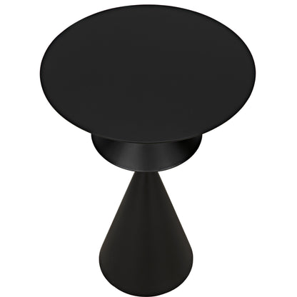 Zasa Side Table by Noir in black. Made from metal in a eclectic & global style.