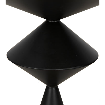 Zasa Side Table by Noir in black. Made from metal in a eclectic & global style.