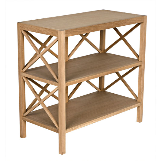 Nikolai Side Table by Noir in clear flat. Made from white oak in a modern style.
