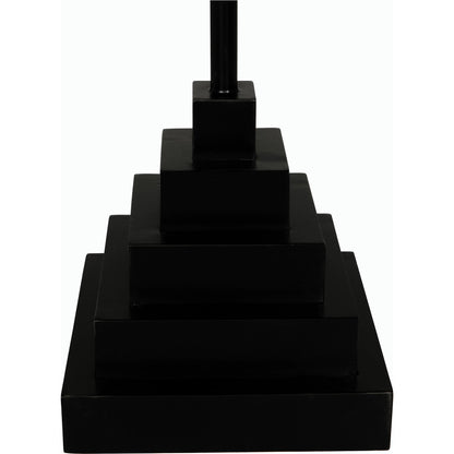 Nova Square Side Table by Noir in matte black. Made from industrial steel in a modern style.