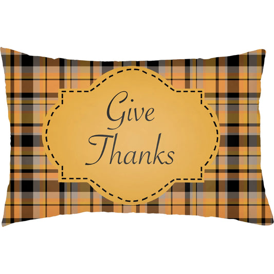 Gratitude Pillow - 34268 by Livabliss in taupe, black, burnt orange. Made from front: 100% polyester, back: 100% polyester, fill: polyester, polyfill in a modern style.
