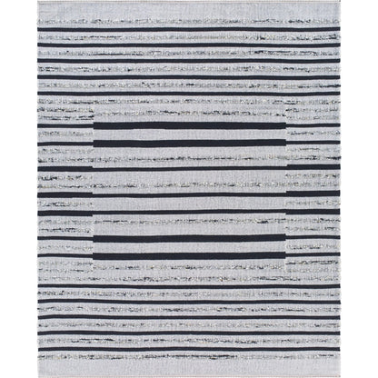 Goteborg GTG-2300 Rug by Surya in ivory, black. Made from face: 80% wool, 20% cotton, warp: 20% cotton in a unique style.