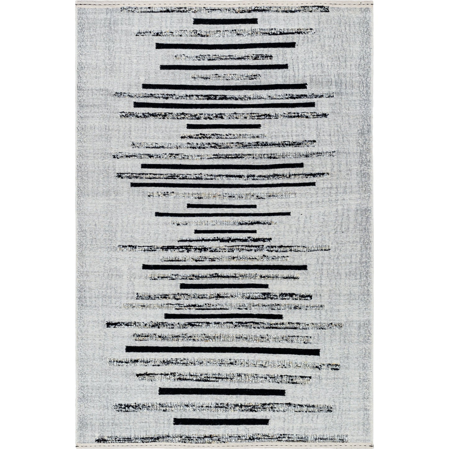 000 SI-2131749,SI-2131750,SI-2131752 | Primary Silo | Goteborg GTG-2301 Rug by Surya in ivory, black. Made from face: 80% wool, 20% cotton, warp: 20% cotton in a unique style.