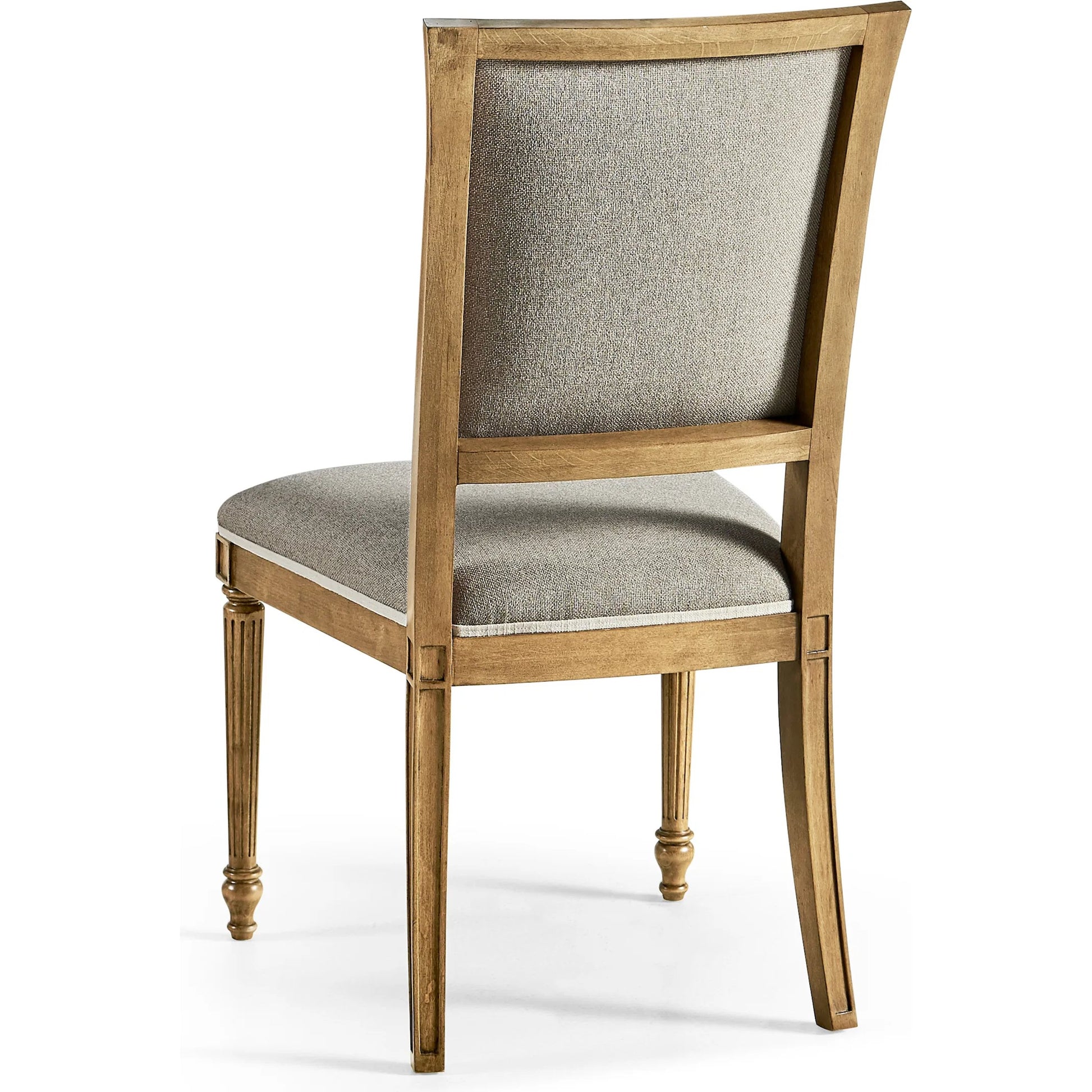 Timeless Flare Uph. Side Chair by Jonathan Charles. Made from beech wood, foam, fabric in a modern style.