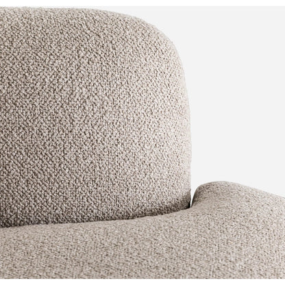 Generation Club Chair by LH Imports in beige. Made from hardwood, foam, polyester fibre, polyester, rubberwood in a unique style.