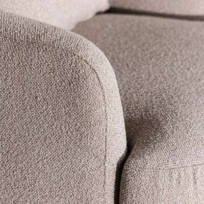 Generation Club Chair by LH Imports in beige. Made from hardwood, foam, polyester fibre, polyester, rubberwood in a unique style.