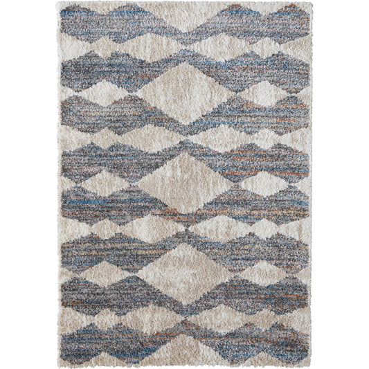 Mynka Transitional Diamond Rug - 39IFF by Feizy. Made from polyester in a unique style.