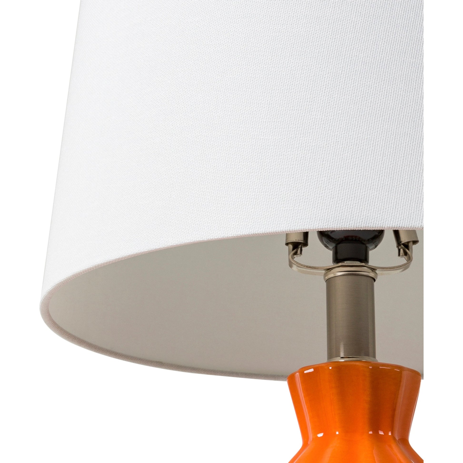 Garrity - 31034 by Livabliss. Made from shade (outside): linen, shade (inside): polyester, body: ceramic, finial: iron, finial: metal, harp: iron in a modern style.
