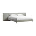 Zest Upholstered Bed with Wings by Zest. Made from rubberwood, fabric in a modern style.
