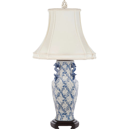 Traillage Lamp by Bradburn Home. Made from porcelain in a unique style.