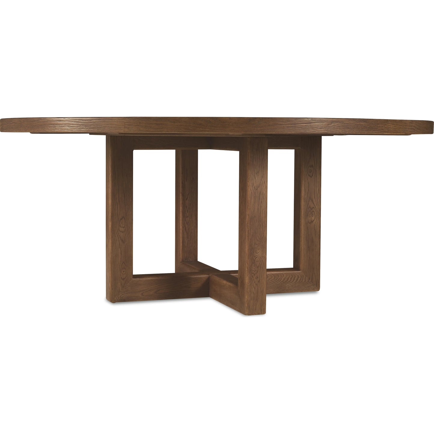 002 SI-2458445 | Primary Silo | Driftwood 72" Round Dining Table by Hooker Furniture. Made from unique in a transitional style.