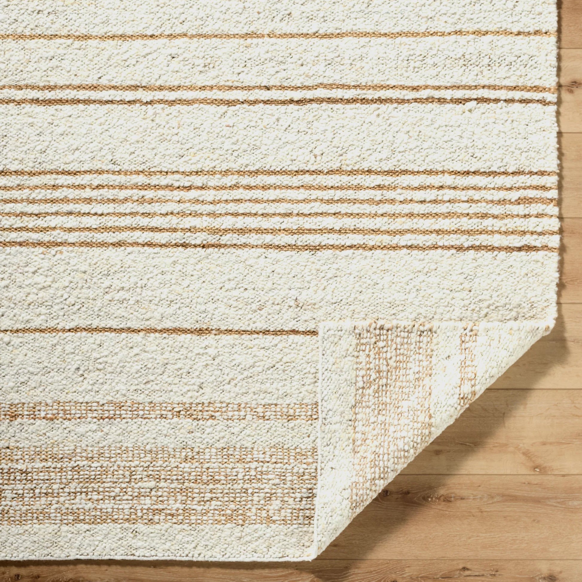 Genevive GVV-2300 Rug by Livabliss in ivory, sandstone, taupe. Made from wool, jute in a unique style.