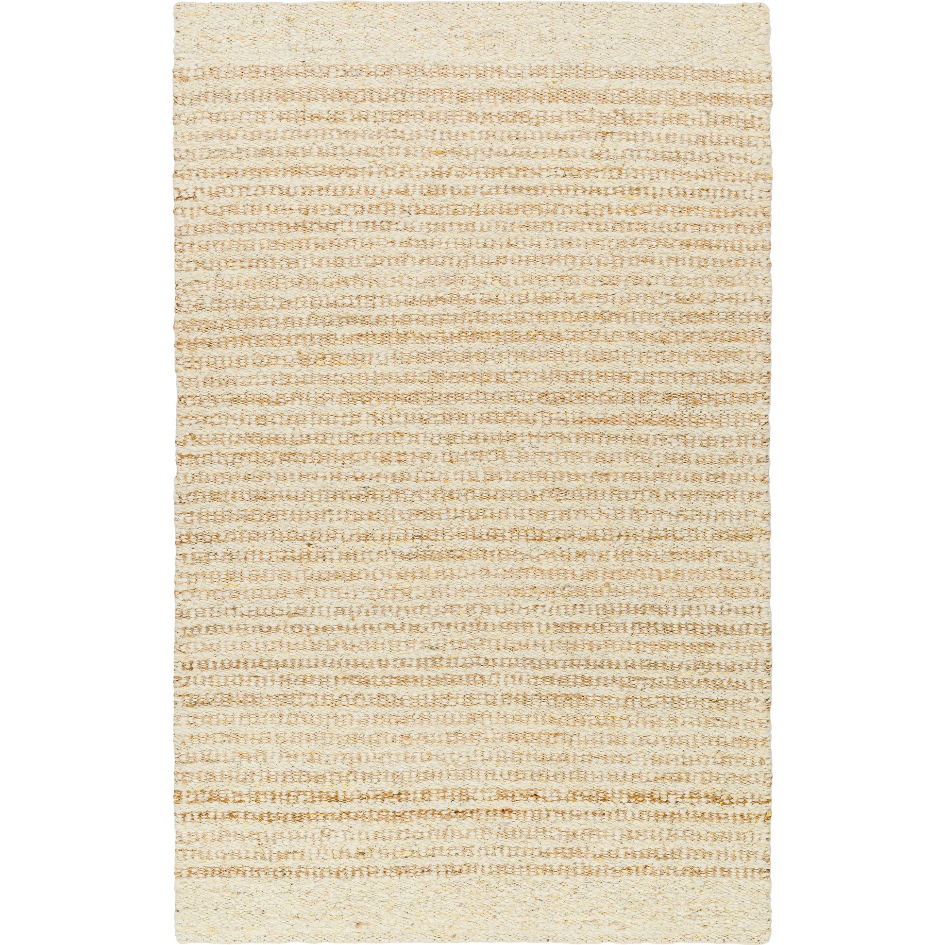 Genevive GVV-2301 Rug by Livabliss in ivory, sandstone, wheat. Made from face: 70% wool, 30% jute, warp: 100% jute in a unique style.