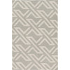 Light Gray, Ivory / 4' x 6'