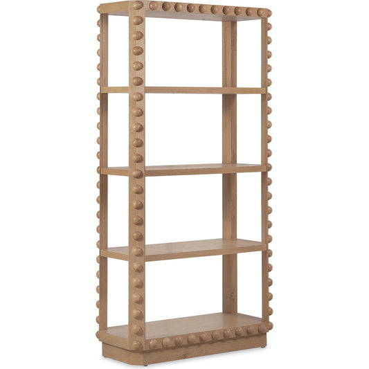 Commerce and Market Margo Etagere by Hooker Furniture in medium wood and natural oak. Made from oak solids, oak veneers in a unique style.