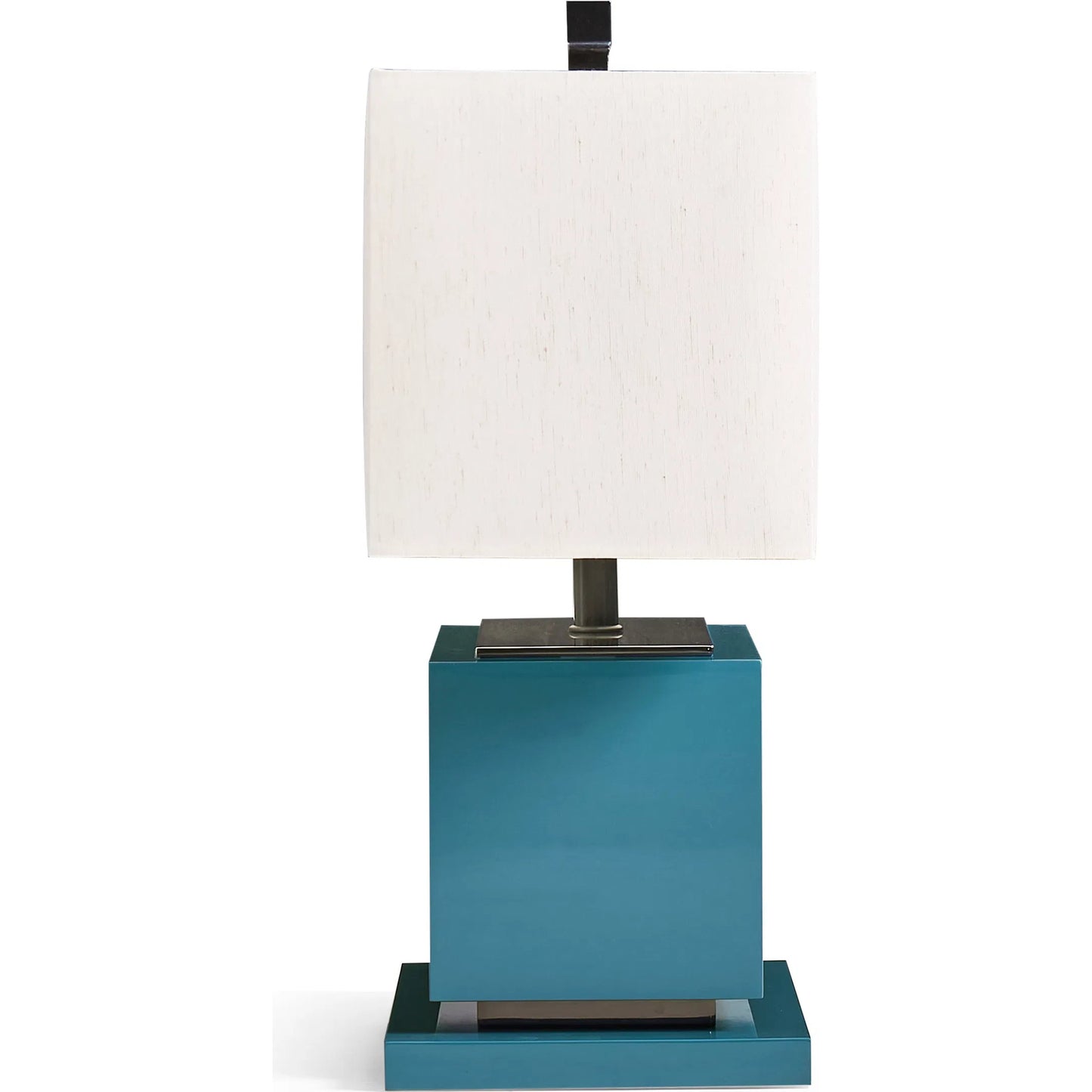 005 SI-2535746 | Additional Silo | Sapphire Horizontal Table Lamp by Jonathan Charles in azure blue straw. Made from main straw in a unique style.