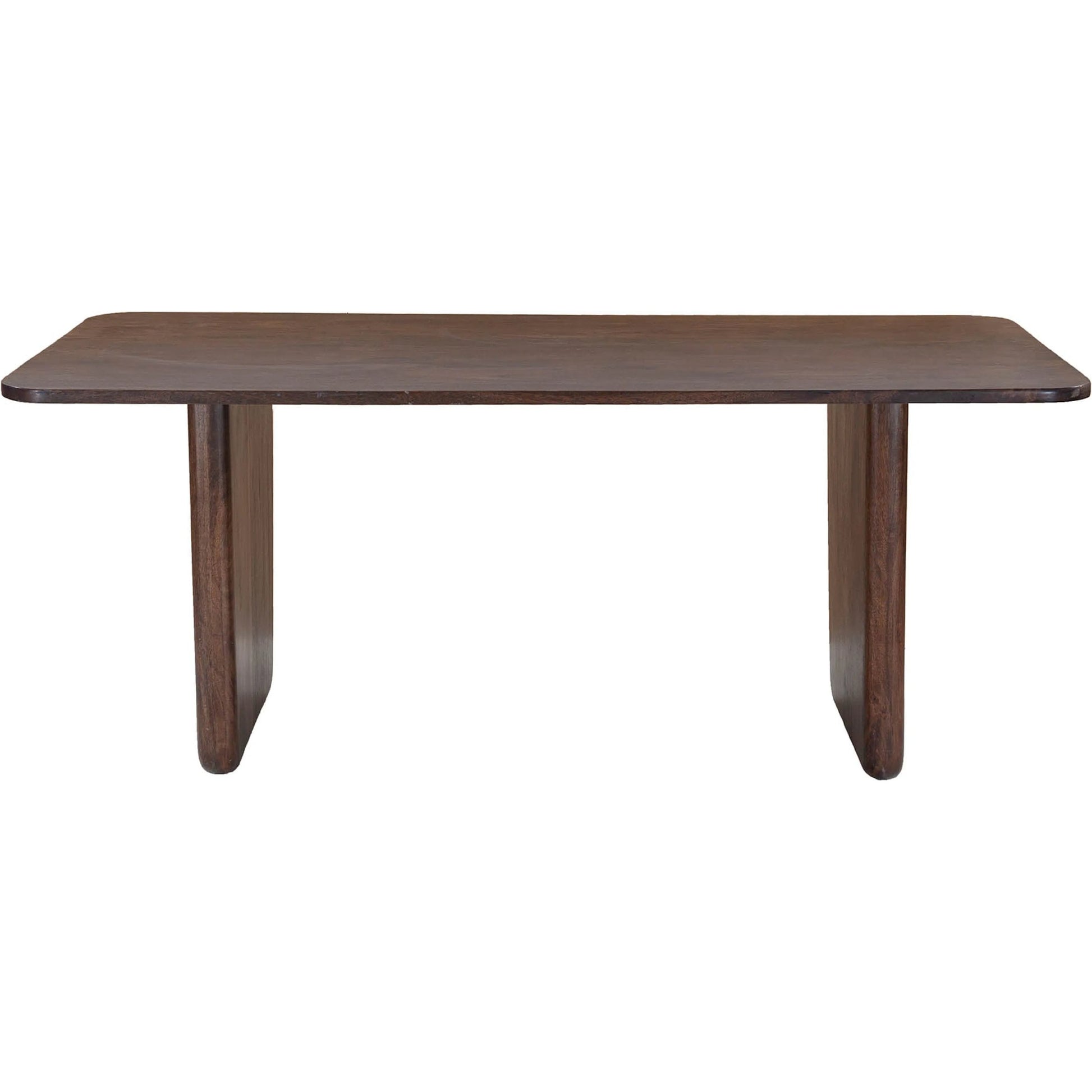 Galaxy Dining Table by LH Imports in brown. Made from mango in a unique style.