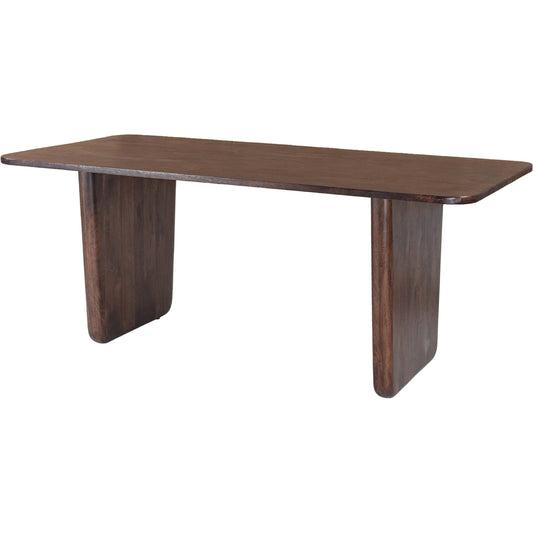 Galaxy Dining Table by LH Imports in brown. Made from mango in a unique style.