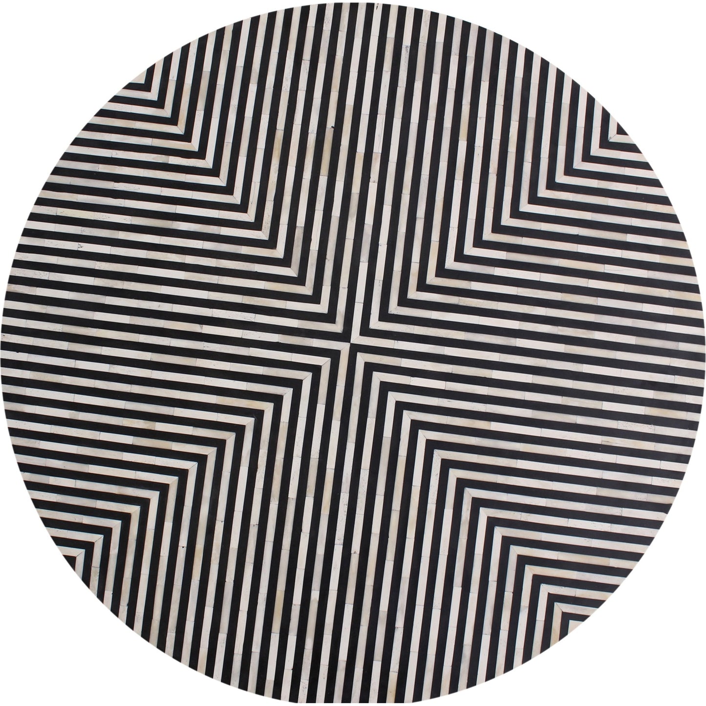 001 SI-1771645 | Additional Silo | Chameau Side Table by Moe's Home Collection in white, black. Made from bone veneer in resin, mdf in a modern style.